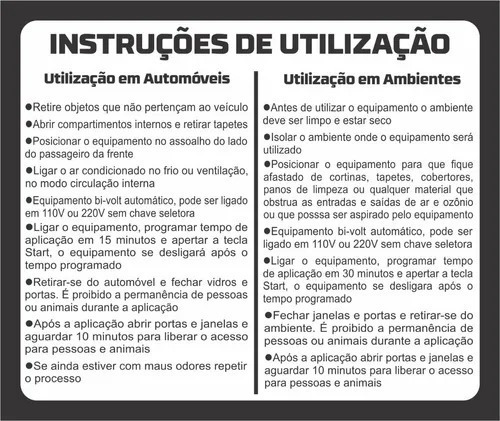 Gerador De Ozônio Automotivo 15g/h + Uv + App Nxt-18 Nextool