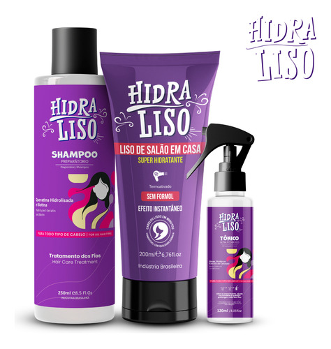 Kit Hidraliso Com Shampoo E Tônico