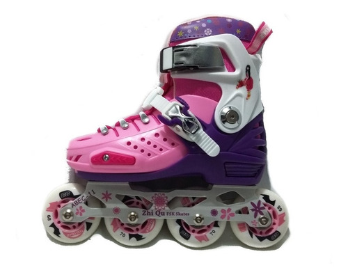 Patines Free Skate Bota De Talla Ajustable   + Regalo