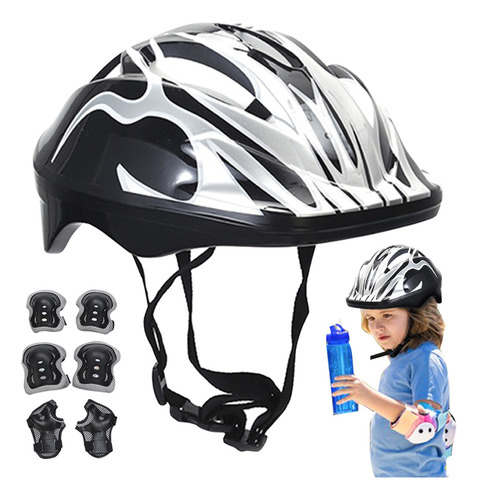 T0k Juego 7 Rodilleras Y Coderas Para Casco Seguridad Para