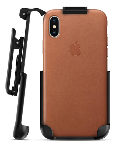 Soporte De Clip Cinturón Funda De Cuero iPhone X (fund...