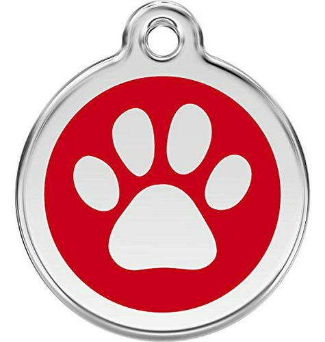 Chapa Identificativa Personalizada Para Mascotas Red Dingo.
