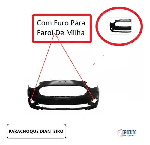 Parachoque Dianteiro Ka 2019 2020 2021 Novo Importado 18