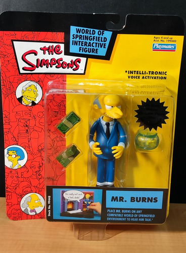 Los Simpsons Playmates - Señor Burns Reedición Traje Azul (Usado)