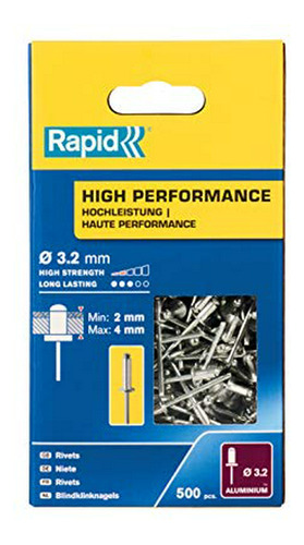 Rapid ******* Performance Rivet 3.2 X 8 Mm, High Grade Alumi