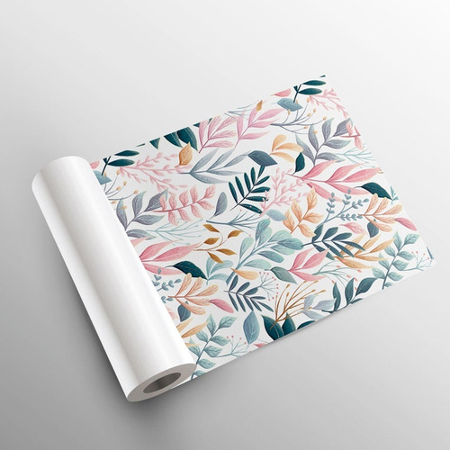 Vinil Decorativo Tapiz Bordado Colores Flores Autoadhesivo Color Blanco