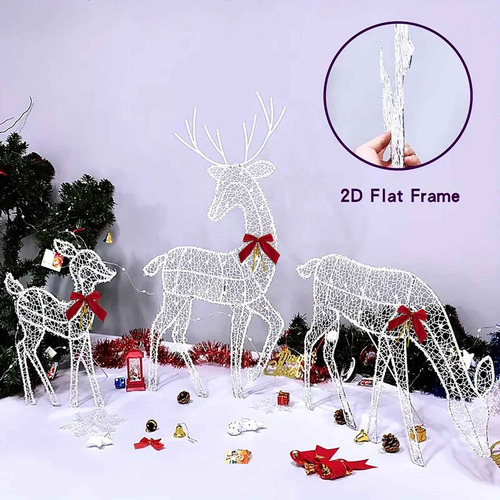 Decoração De Natal Para Exteriores, Luminosa E Moderna, Cie