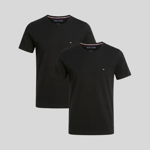 Kit Camisetas Tommy Hilfiger Masculina Preta/preta 2un Preto P Masculino