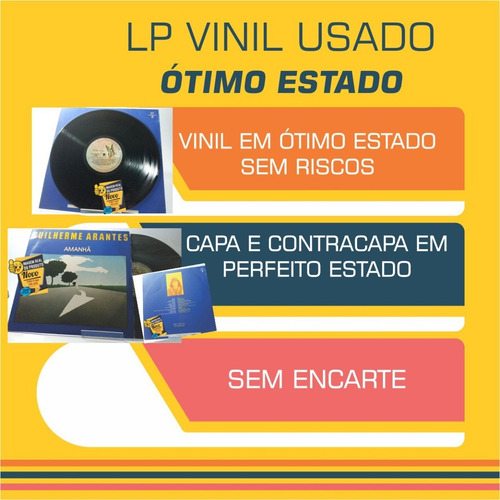 Lp Guilherme Arantes Amanhã Novo Presente Lembrança (Usado)