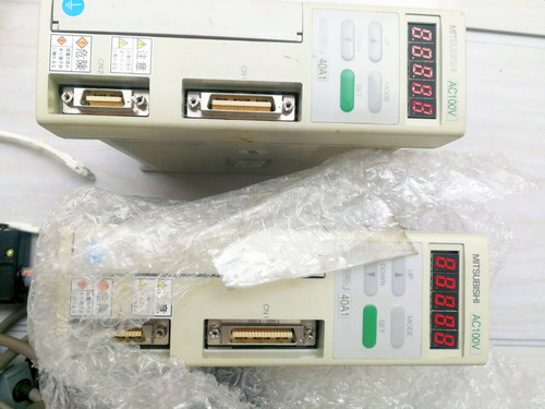 Imagen 3 de 5 de Kit Mitsubishi Servo Motor Ha-fe43 - Driver Mr J40a1 -cables