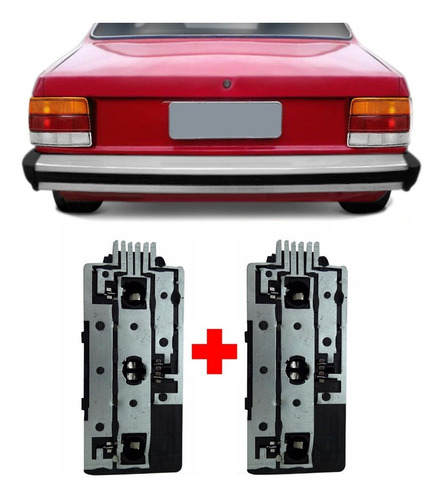 02 Circuito Soquete Lanterna Chevette 1983 A 1993 Chevete 