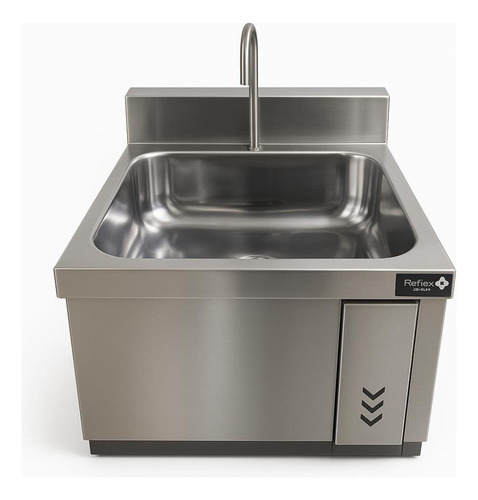 Lavatório Para As Mãos Assepsia Cuba Inox C/ Acionamento