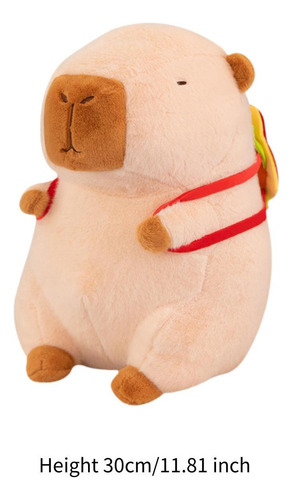 Muñeco De Peluche De Capibara, Juguete De Hamburguesa Y L