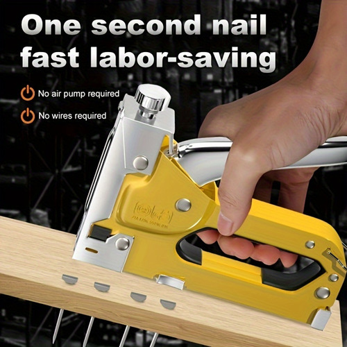 Engrapadora Metálica Manual 3 En 1 Para Madera/marcos
