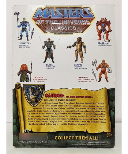 Saurod Masters Of The Universe Classics Motuc Original (Usado)