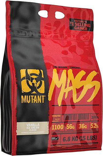 Suplemento en polvo Mutant Mass carbohidratos sabor vanilla ice cream en sachet de 6.8kg