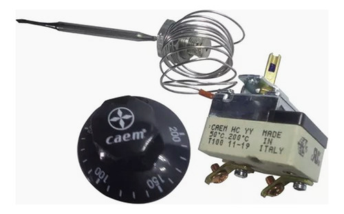 Termostato Caem Fritador Metvisa Siemsen 200° C Bucha M14