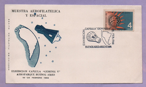 0573_sobre Muestra Aerofilatélica Y Espacial De Argentina