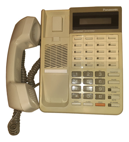 Teléfono Panasonic Kx-t7030 . Uso En Central-programador Dc Blanco (Usado)