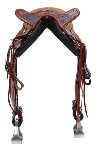 Sela Muladeiro Luxo 15'' Bordada Havana Bronc-steel 27516