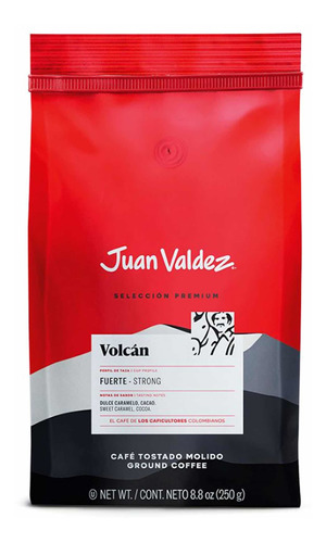 Envio Gratis! 3 Pack Café Juan Valdez Volcán Molido 250 Grs