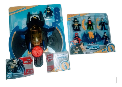 Imaginext Pack Super Friends Batwing Y Batman Family
