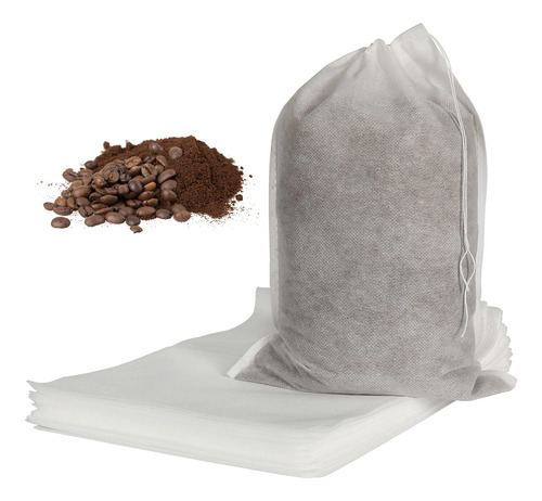 Bolsas De Filtro Café Para Cold Brew Desechables 20 X 30 Cm