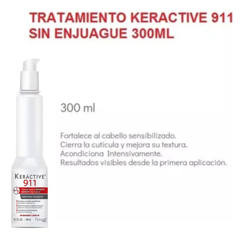 2 Keractive 911 Tratamiento Capilar Emegencia Sin Enjuague