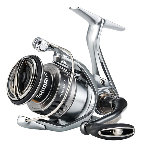 Carrete Shimano Nasci Fc NAS4000XGFC Para Pesca Color Plateado