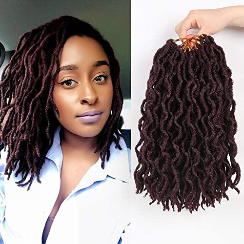 Corto Faux Locs Pelo Ganchillo - 6 Packs 12 Pulgadas Dmhhw