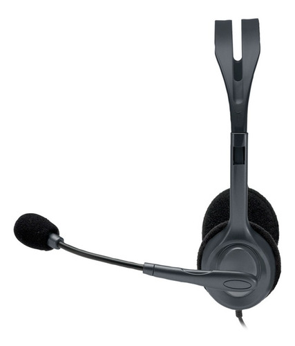 Imagen 2 de 10 de Auricular Vincha Headset Logitech H111 Micrófono 3.5mm Minip