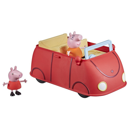 Figura Peppa Pig El Auto Rojo De La Familia De Peppa Pig