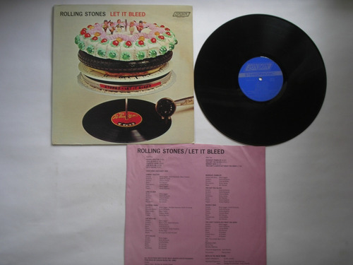 Lp Vinilo The Rollings Stones Let It Bleed Edicion Usa 1969