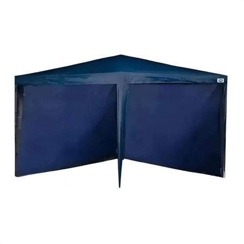 Kit 2 Paredes Gazebo Lateral P/ Tenda 3x3m Azul Impermeável