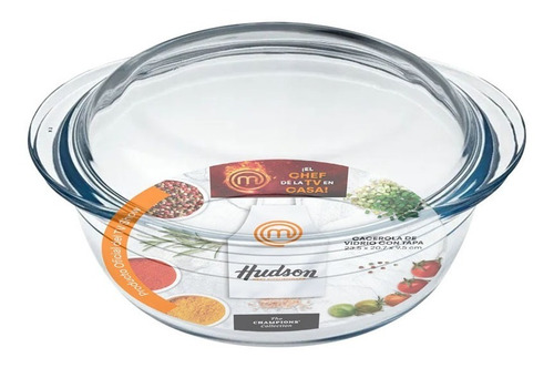 Imagen 1 de 10 de Cacerola Con Tapa Vidrio Templado Hudson 26 X 23,2 X 10,5 Cm