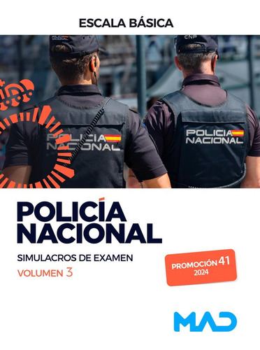 Libro Policia Nacional Escala Basica Promocion 41 Simulac...