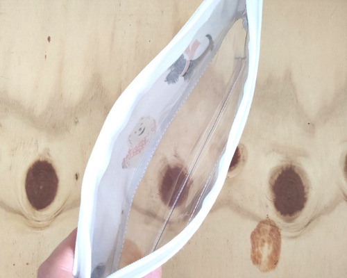Imagem 3 de 3 de Estojinho Transparente Com Zíper Nécessaire Para Kit Higiene