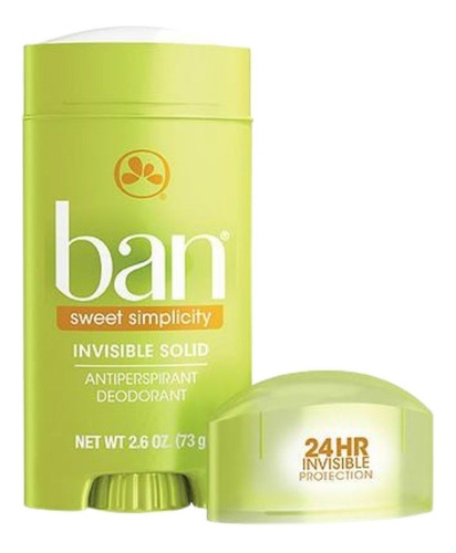 Desodorante Antitranspirante Sólido Ban Sweet Simplicity 73g