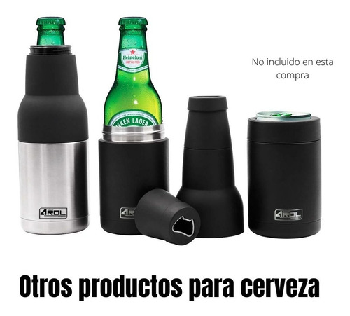 Portacaguamon 1.2 Lts Doble Capa + Adaptador Caguama 940 Ml