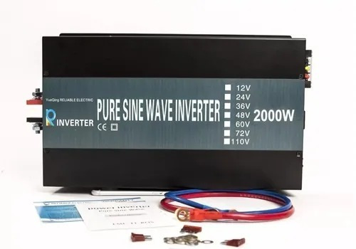 Inversor De Corriente De Onda Sinusoidal 2000w 12 Dc A 120ac
