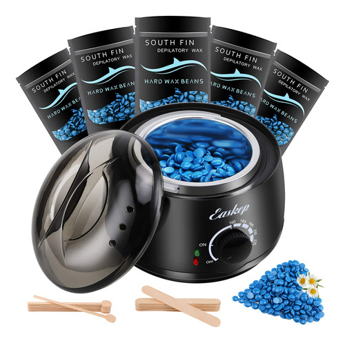 Kit De Depilación Con Calentador De Cera Easkep - Kit De Dep