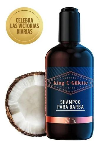 Shampoo Para Barba Gillette King C. 241 Ml