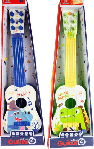 Guitarra Para Niños Con Imagenes De Animalitos Regalo