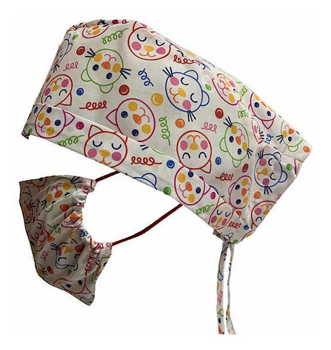 Imagen 1 de 1 de Gorro Quirurgico Estampado Y Cubre Boca