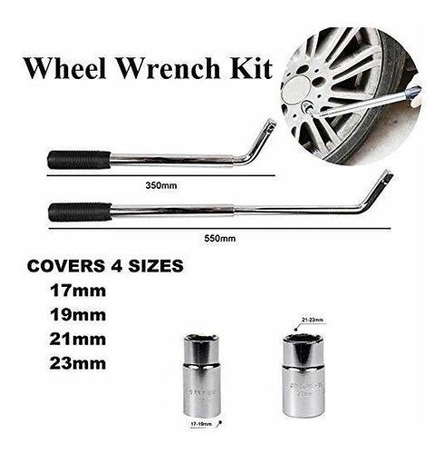 Universal Telescoping Lug Wrench,extendable Power Wheel Wren