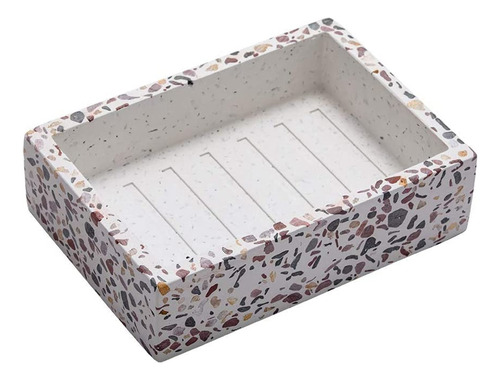 Saboneteira Moderna Terrazzo, Caixa De Suporte De Barra De S