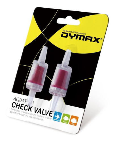 Valvula Antiretorno Dymax Blister X 2u. Calidad