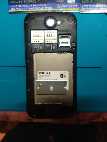 Tarjeta Lojica De Blu Advance 4.5 Dual Sim A310a (Usado)