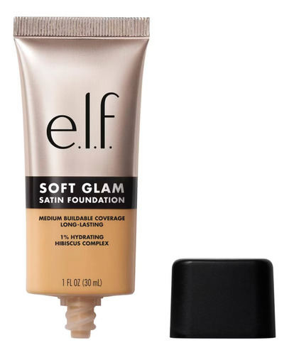 E.l.f Soft Glam Satin Base Para Maquillaje 1.0 Fl Oz 30 Medium Warm