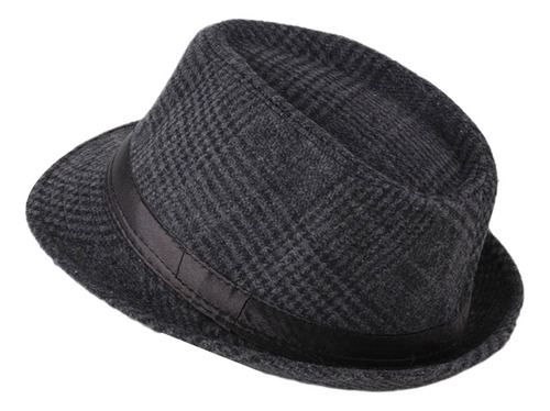 (3 #mold) Sombrero Fedora For Hombre, Elegante, For Invier